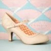 50s Bettie Pumps In Nude