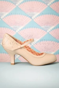50s Bettie Pumps In Nude 5 50s Bettie Pumps In Nude - Image 3