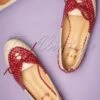 50s Oxford Isabella Flats In Nude And Red 2 50s Oxford Isabella Flats In Nude And Red -King Louie Shop 213347 Banned 40772 Flats Red Beige Polkadot 220128 606 W category