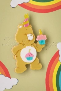 Birthday Bear's Cake Brooch
