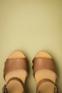 70s Carmen Clogs In Whisky Brown 5 70s Carmen Clogs In Whisky Brown - Image 3