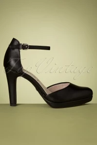 Tamaris 50s Gia Pumps In Black 5 Tamaris 50s Gia Pumps In Black - Image 3