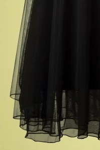 50s Mendy Mesh Layer Skirt In Black 5 50s Mendy Mesh Layer Skirt In Black - Image 3