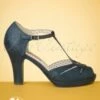 30s Lacey Art Deco T-Strap Pumps In Matte Navy Blue -King Louie Shop 221857 Bait 43449 Lacey T Strap Navy Matte 20220511 603 vegan category