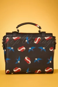 50s Joanna Forever Satchel Bag In Black 6 50s Joanna Forever Satchel Bag In Black - Image 4