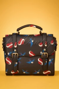 50s Joanna Forever Satchel Bag In Black