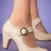 50s Madeline Mary Jane Pumps In Bone -King Louie Shop 222638 Chelsea Crew 41299 50s Madeline Mary Jane Pumps Bone 20220519 602W category
