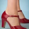 50s Glinda T-Strap Pumps In Red -King Louie Shop 222731 Chelsea Crew 41297 Heels Red Pumps Tstrap 220525 605W category