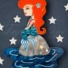 Mermaid Cove Brooch -King Louie Shop 222871 Daisy Jean 43723 Green Brooch Peter Pan Mermaid Blue Orange 20220608 605 W category