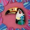 The Tactful Toucan Brooch 1 The Tactful Toucan Brooch -King Louie Shop 222969 Erstwilder 43866 Brooch Tactful Tucan 220609 04W category