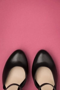 Tamaris 60s Chloe Platform Pumps In Black 4 Tamaris 60s Chloe Platform Pumps In Black - Image 2