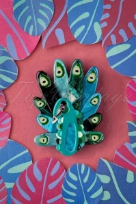 The Picturesque Peacock Brooch