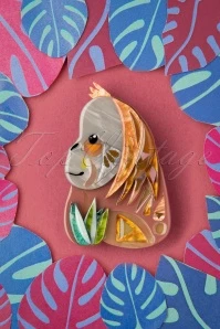 The Orderly Orangutan Brooch