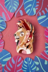 The Liberated Lion Brooch