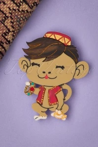 Monkey Pick Pocket Brooch