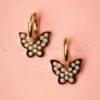 50s Butterfly Pearl Earrings In Gold -King Louie Shop 224491 Glamfemme 44406 Earrings Gold Pearls Butterflies 20220726 602 W category