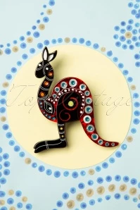 The Kangaroo 'Yuri' Brooch
