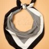 50s Calliope Silky Scarf In Black And White -King Louie Shop 225100 Banned 42634 Scarf Black and white 20220808 0004W category