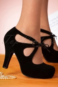 King Louie Shop -King Louie Shop 225204 Lola Ramona Loves Topvintage 34784 Shoes Pumps Black Suede 080922 610 category