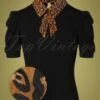 Vixen 50s Lena Leopard Top In Black -King Louie Shop 226257 Vixen 42757 Leopard Collar Top 220516 601 Z category
