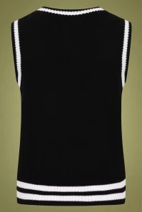 Bunny 50s Ghost Vest In Black 5 Bunny 50s Ghost Vest In Black - Image 3