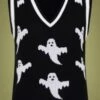 Bunny 50s Ghost Vest In Black