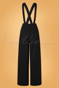 40s Diamond Trousers In Black 7 40s Diamond Trousers In Black - Image 5
