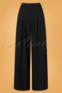 40s Diamond Trousers In Black 5 40s Diamond Trousers In Black - Image 3