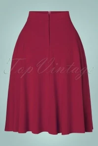 50s Etta Swing Skirt In Red 5 50s Etta Swing Skirt In Red - Image 3