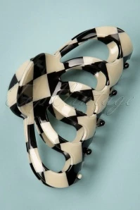 Check Me Out Hair Claw In Black And Ivory 3 Check Me Out Hair Claw In Black And Ivory
