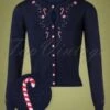 50s London Town Cardigan In Navy -King Louie Shop 229344 Banned Retro 43041 London Town Cardigan In Navy 24062022 601Z category