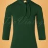 50s Dolly Glam Top In Green -King Louie Shop 230103 Banned 38734 Dolly Glam Top Green 210623 003W category