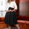 50s Dianne Two Toned Swing Dress In Black And White 1 50s Dianne Two Toned Swing Dress In Black And White -King Louie Shop 230710 Glamour Bunny Business 43712 Dianne Swing Dress Black and White 220726 040MW category