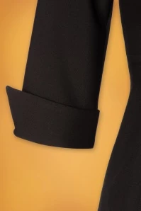 50s Dianne Blouse In Classy Black 9 50s Dianne Blouse In Classy Black - Image 7