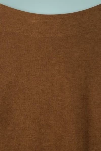 40s Sophisticated Lady Swing Skirt In Brown 6 40s Sophisticated Lady Swing Skirt In Brown - Image 4