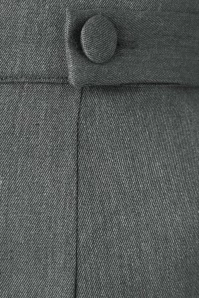 40s Party On Classy Trousers In Charcoal 5 40s Party On Classy Trousers In Charcoal - Image 3