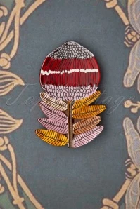 Wonderous Waratah Brooch