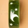 TopVintage Exclusive ~ 50s Wide Zombie Bangle In Green -King Louie Shop 232209 Splendette 45101 Bracelet Green Moon Stars 221021 603W category