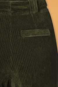 70s Dolly Trousers In Green 6 70s Dolly Trousers In Green - Image 4