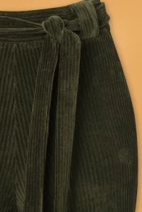 70s Dolly Trousers In Green 5 70s Dolly Trousers In Green - Image 3