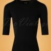 50s Chrissie Knitted Top In Black -King Louie Shop 232489 Collectif Clothing Chrissie Plain Knitted Top Black 27494 20180921 0002W category