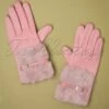 50s Hepburn Gloves In Dusty Pink -King Louie Shop 232873 Amici 43470 Gloves Pink Faux Fur 221027 604W category
