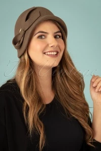 20s Belle Beaver Cloche Hat