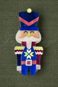 The Festive Soldier Brooch