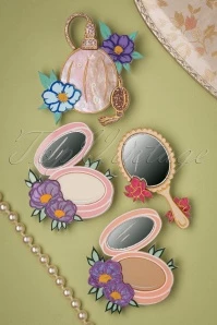 Compact Brooch In Tan 6 Compact Brooch In Tan - Image 4