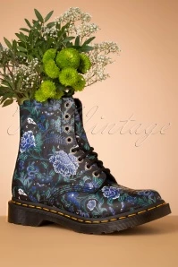Dr. Martens 1460 Pascal Backhand Mystic Garden Floral Boots In Black 3 Dr. Martens 1460 Pascal Backhand Mystic Garden Floral Boots In Black