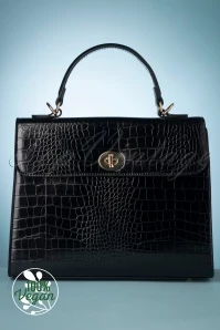 Versailles Handbag In Intense Black
