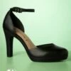Tamaris 50s Tiffany Classy Pumps In Matte Black -King Louie Shop 234698 Tamaris 45471 Heels Mary Jane Black Matt 230112 507 vegan category