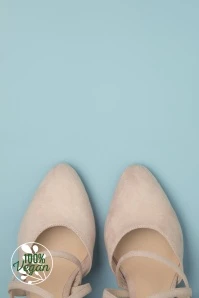 Tamaris 50s Estelle Pumps In Powder Pink 5 Tamaris 50s Estelle Pumps In Powder Pink - Image 3