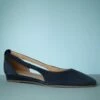 Tamaris 50s Josie Suede Flats In Navy -King Louie Shop 235065 Tamaris 45467 Flats Ballerina Leather Navy 230120 503 category